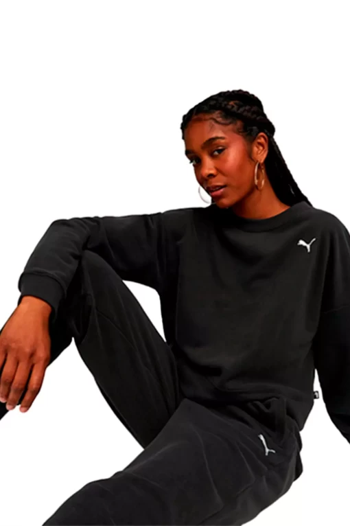 Спортивний костюм жіночий Puma Loungewear Suit TR чорного кольору