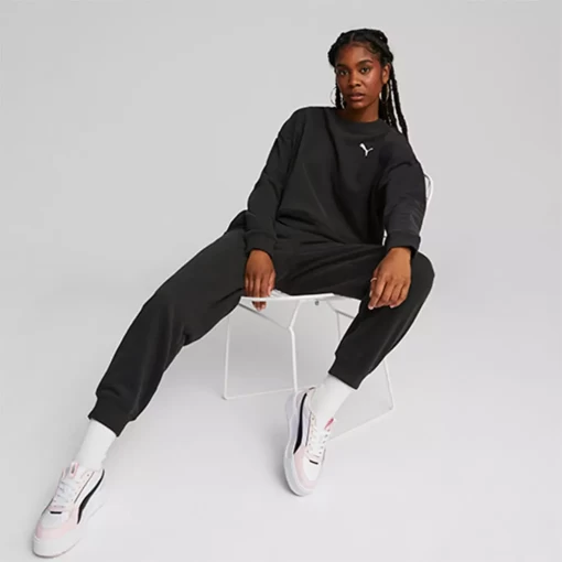 Спортивний костюм жіночий Puma Loungewear Suit TR чорного кольору
