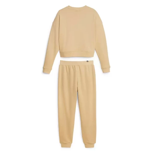 Спортивний костюм жіночий Puma Loungewear Suit TR бежевого кольору