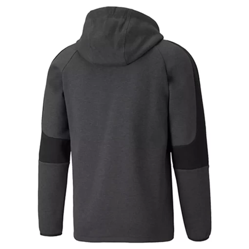 Худи мужское Puma Evostripe Core FZ Hoodie темно-серого цвета