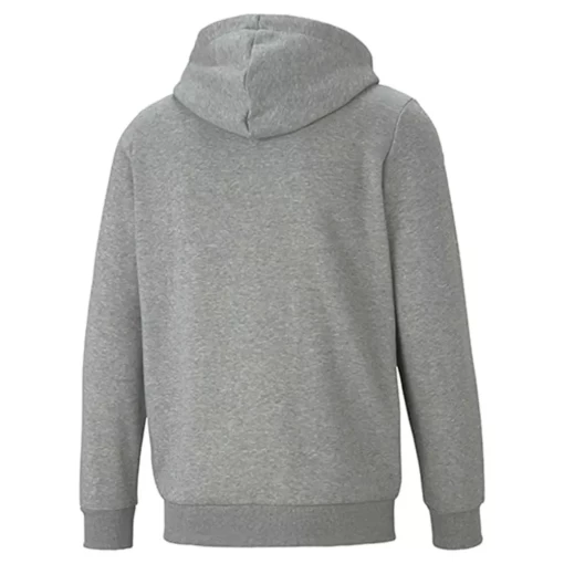 Худи мужское Puma ESS Small Logo FZ Hoodie серого цвета