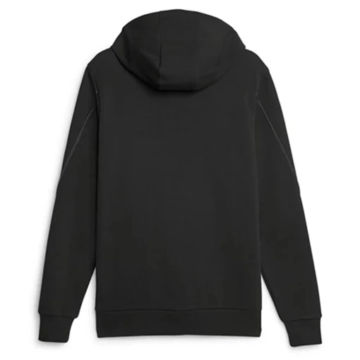 Худі чоловіче Puma MAPF1 Hooded Sweat Jacket чорно-бірюзового кольору