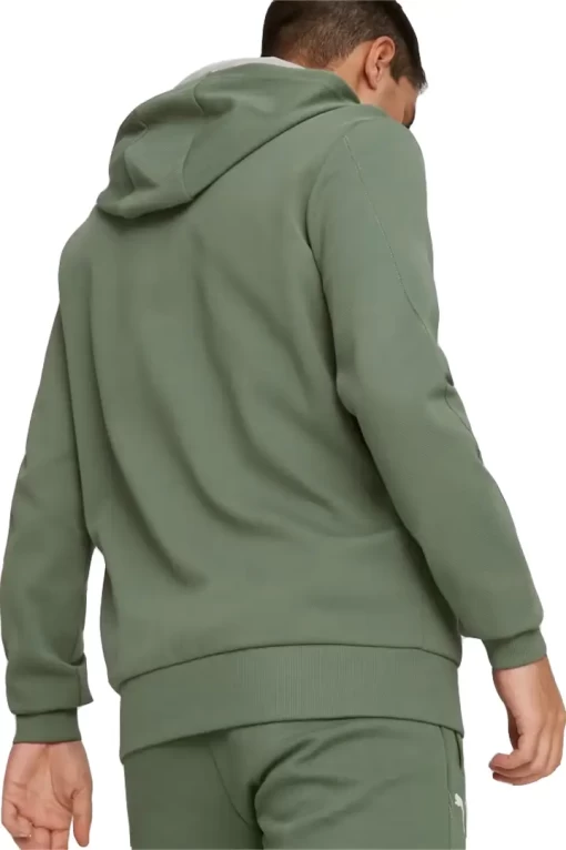 Худи мужское Puma MAPF1 Hooded Sweat Jacket болотного цвета