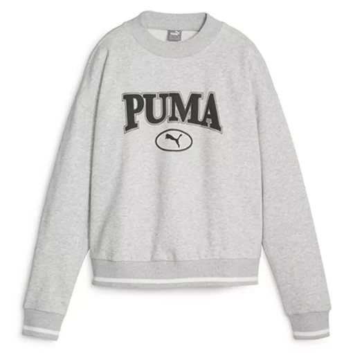 Худі жіноче Puma Squad Crew світло-сірого кольору
