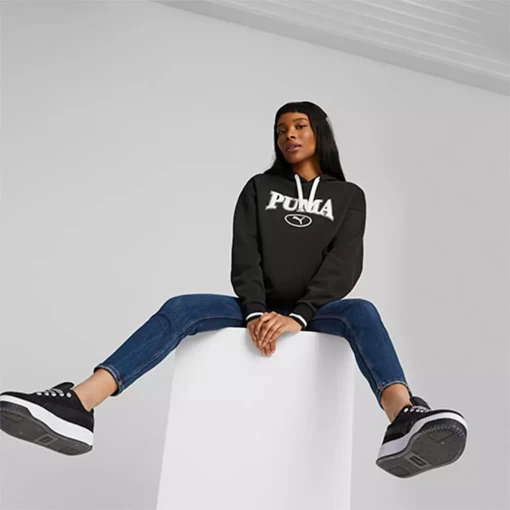 Худі жіноче Puma Squad Hoodie чорного кольору