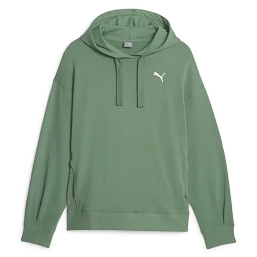 Худи женское Puma Her Hoodie TR эвкалиптового цвета