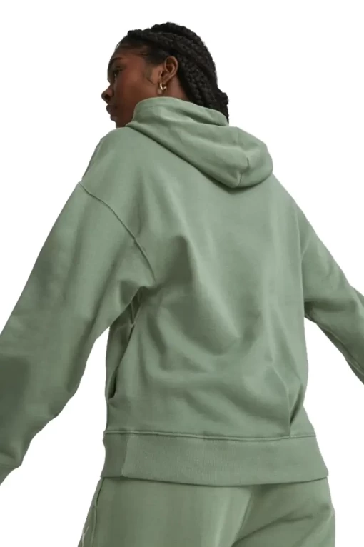Худи женское Puma Her Hoodie TR эвкалиптового цвета