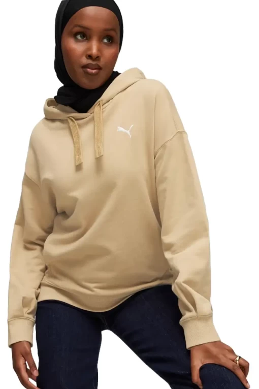 Худі жіноче Puma Her Hoodie TR бежевого кольору