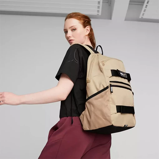 Рюкзак чоловічий-жіночий Puma Deck Backpack світло-пісочного кольору