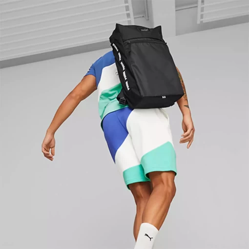 Рюкзак чоловічий-жіночий Puma EvoESS Box Backpack чорного кольору