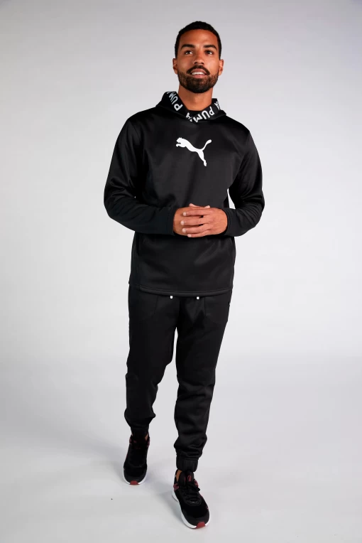 Худи мужское Puma Train PWR Fleece Hoodie черного цвета