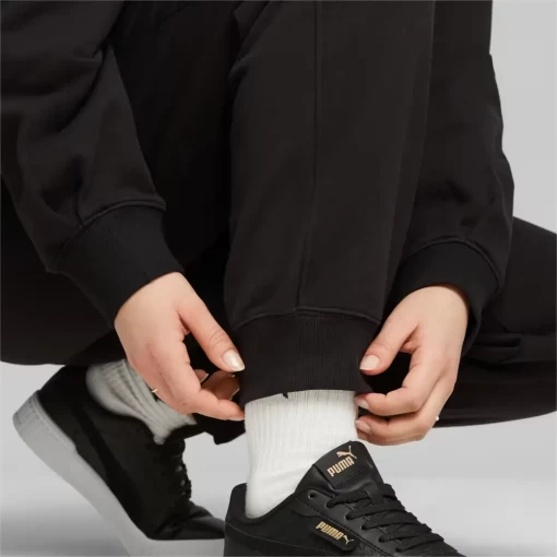 Спортивные брюки женские Puma Her High-Waist Pants TR черного цвета