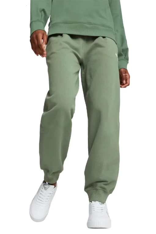 Спортивные брюки женские Puma Her High-Waist Pants TR эвкалиптового цвета