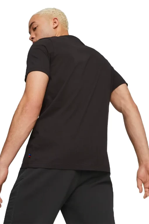 Футболка чоловіча Puma BMW MMS ESS Logo Tee чорного кольору