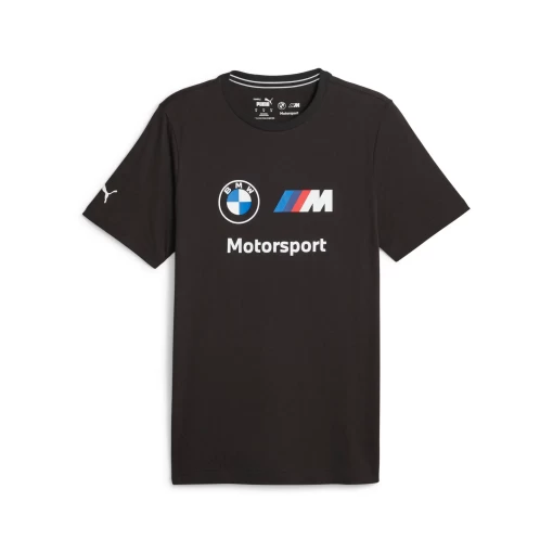 Футболка чоловіча Puma BMW MMS ESS Logo Tee чорного кольору