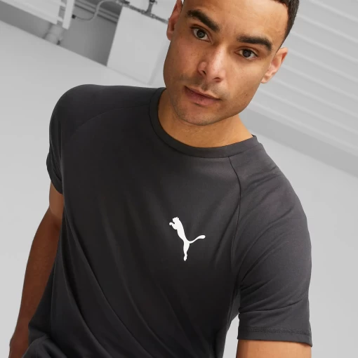 Футболка мужская Puma Evostripe Tee черного цвета 67592801