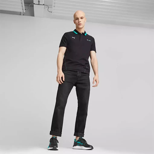 Кросівки чоловічі-жіночі Puma MAPF1 X-Ray Speed чорно-бірюзового кольору