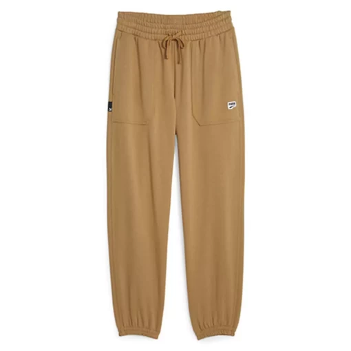Спортивные штаны женские Puma Downtown Women’s Sweatpants светло-коричневого цвета
