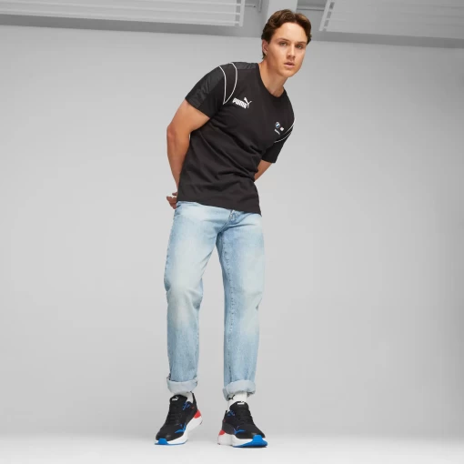 Кроссовки мужские-женские Puma BMW MMS X-Ray Speed черного цвета