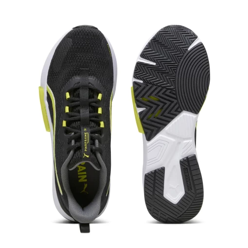 Кроссовки мужские-женские Puma Pwrframe TR 2 черно-белого цвета