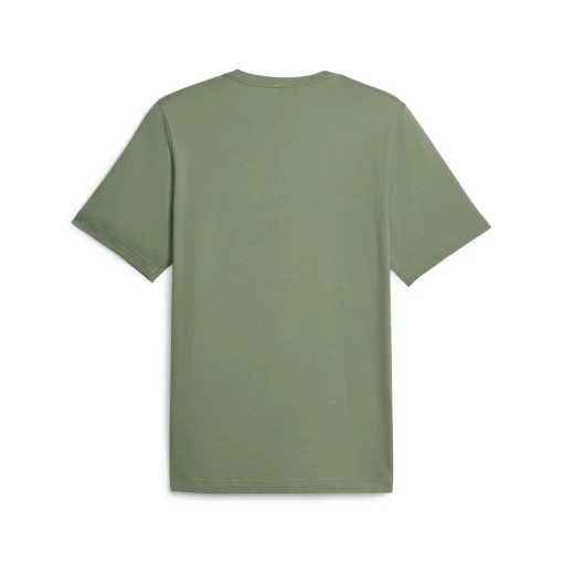 Футболка мужская Puma ESS Logo Tee эвкалиптового цвета