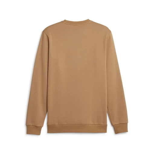 Свитшот мужской Puma ESS Small Logo Crew светло-коричневого цвета