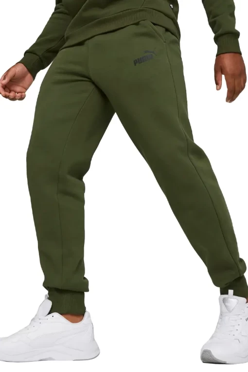 Спортивные брюки мужские Puma ESS Logo Pants цвет хаки