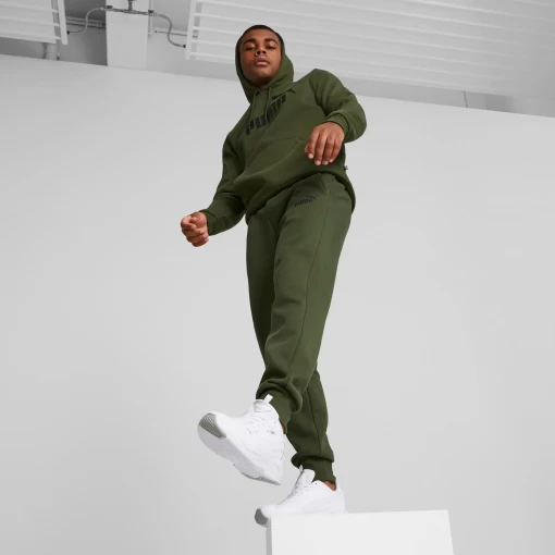 Спортивные брюки мужские Puma ESS Logo Pants цвет хаки