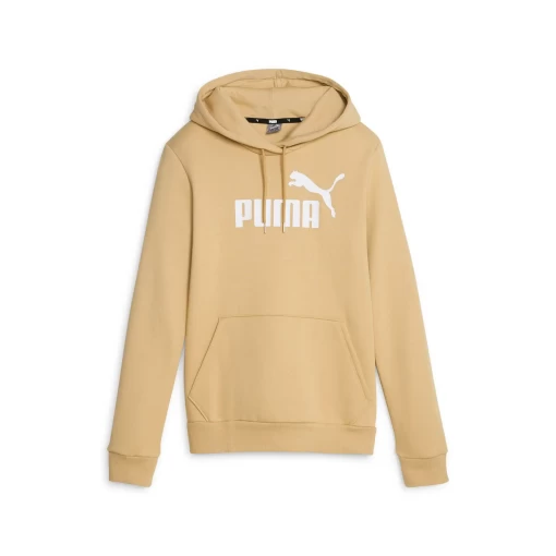 Худі жіноче Puma ESS Logo Hoodie FL бежевого кольору