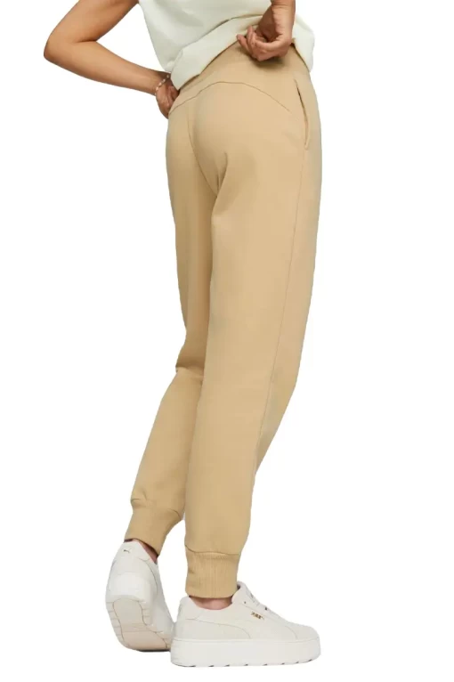 Спортивные брюки женские Puma ESS Sweatpants бежевого цвета
