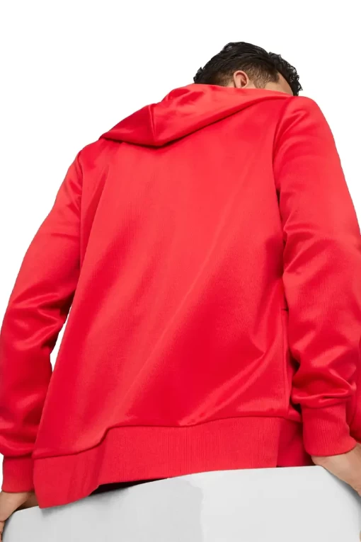 Куртка спортивна чоловіча Puma Ferrari Style Hdd Sweat Jckt червоного кольору