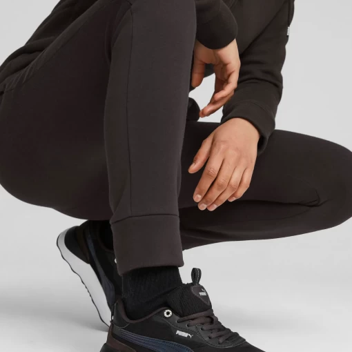 Спортивний костюм жіночий Puma Classic Hooded Tracksuit FL чорного кольору