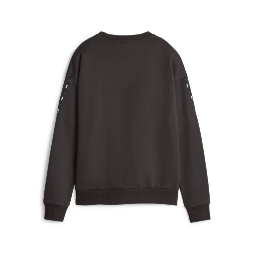 Свитшот женский Puma ESS Tape Crew черного цвета