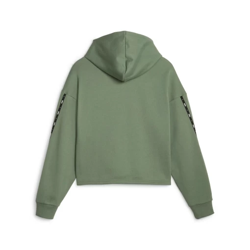 Худі жіноче Puma ESS Tape Hoodie евкаліптового кольору