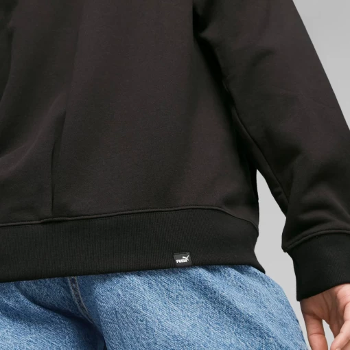 Толстовка женская Puma Her Full-Zip Hoodie TR черного цвета