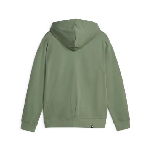 Толстовка жіноча Puma Her Full-Zip Hoodie TR евкаліптового кольору