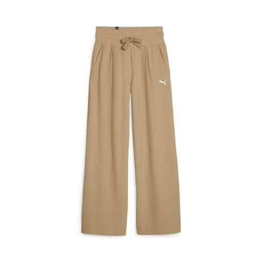 Спортивные брюки женские Puma Her Straight Pants песочного цвета