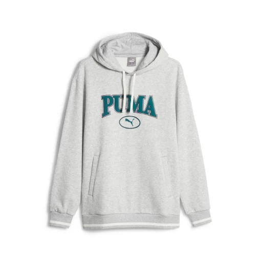 Худи мужское Puma Squad Hoodie светло-серого цвета