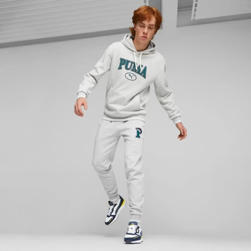 Спортивні штани чоловічі Puma Squad Sweatpants світло-сірого кольору