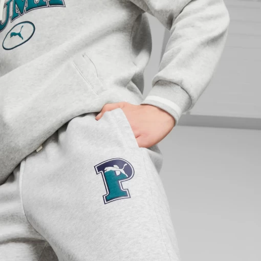 Спортивні штани чоловічі Puma Squad Sweatpants світло-сірого кольору