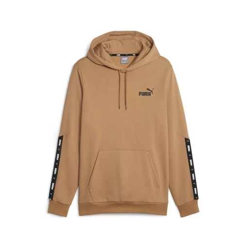 Худи мужское Puma ESS+ Tape Hoodie песочного цвета