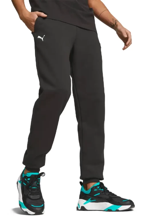 Спортивные брюки мужские Puma MAPF1 ESS Fleece Pants черного цвета