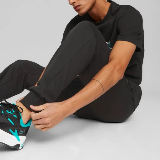Спортивные брюки мужские Puma MAPF1 ESS Fleece Pants черного цвета