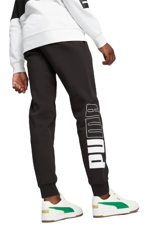 Спортивные брюки мужские Puma Power Sweatpants черного цвета