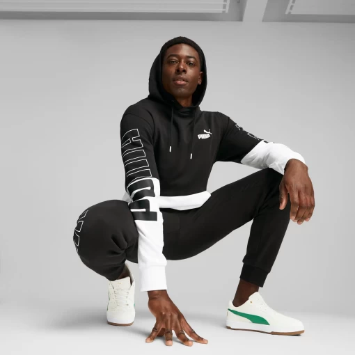 Спортивные брюки мужские Puma Power Sweatpants черного цвета