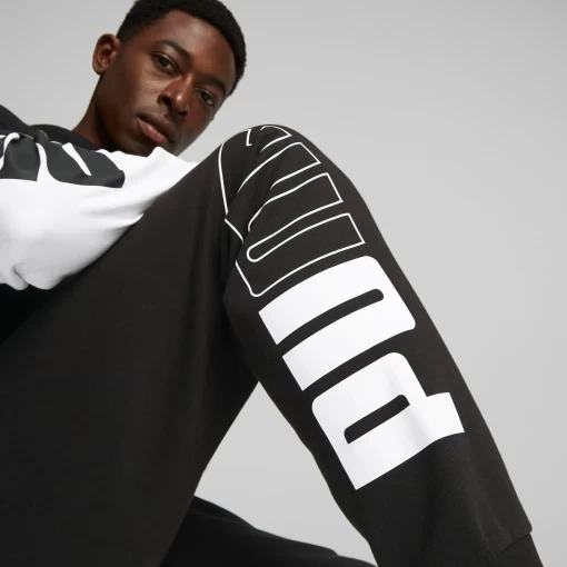 Спортивные брюки мужские Puma Power Sweatpants черного цвета