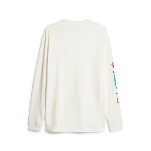 Лонгслів чоловічий Puma Downtown LS Tee білого кольору