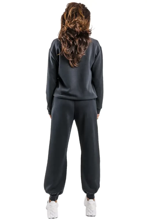 Світшот жіночий EA7 Emporio Armani Sweatshirt антрацитового кольору