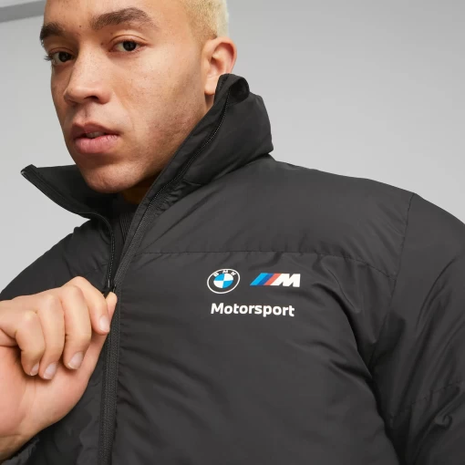 Куртка чоловіча Puma BMW MMS ESS Padded Jacket чорного кольору