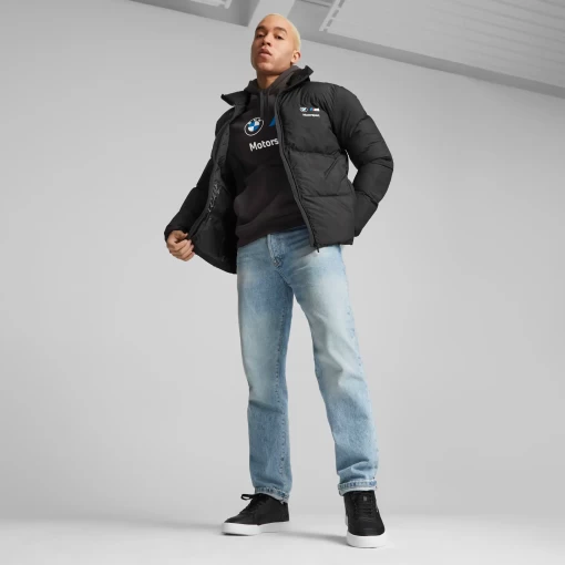 Куртка чоловіча Puma BMW MMS ESS Padded Jacket чорного кольору